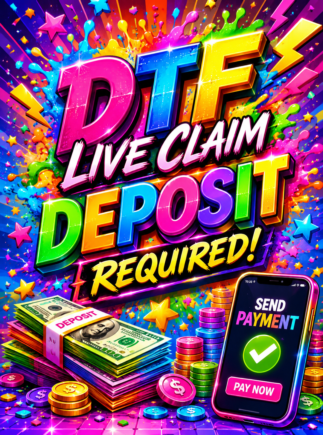 DTF LIVE CLAIM DEPOSIT