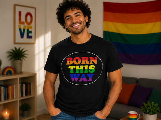Born this way in a cozy space male