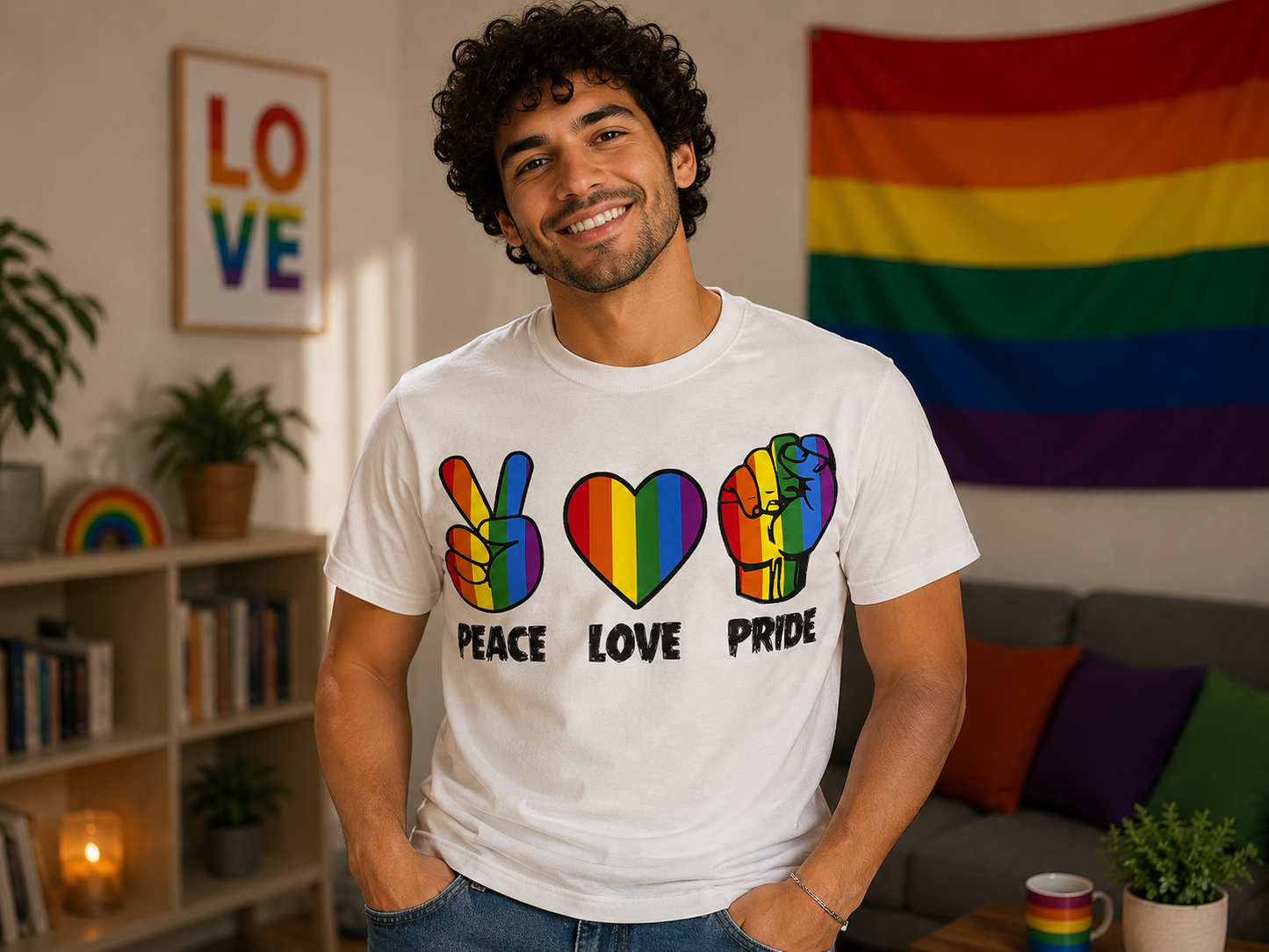 Pride, peace, love, in style
