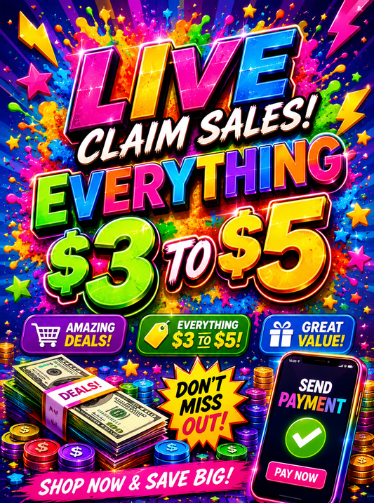 $3.00 Live Claim Items
